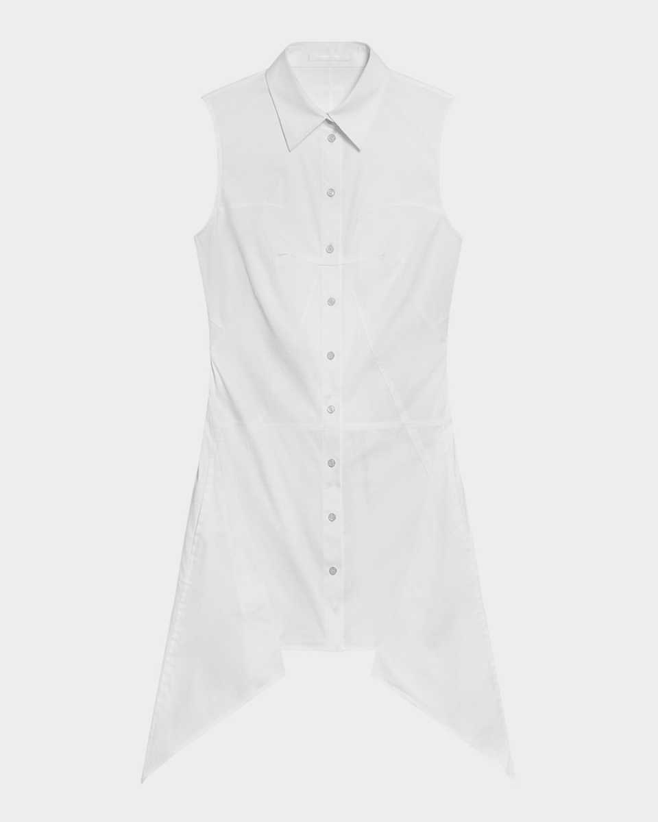 Sleeveless Bustier Shirtdress